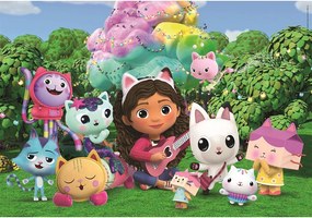 Gabi babaháza Rainbow-Tree 24 db-os maxi puzzle Clementoni