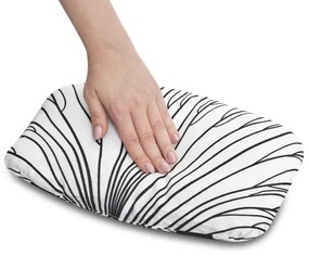 KINDERKRAFT - Ülésbetét az ENOCK etetőszékhez, fekete/fehér