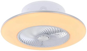 Globo Kello 03623 távirányítós, ventilátoros mennyezetlámpa, 40W LED, 3000K-6000K, 100-1900 lm