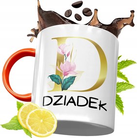 Narancssárga Bögre Nagypapának Ajándék fényképes nyomtatással