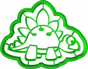 Foremka Lyukasztó Sütemény- és Mézeskalácsvágó Dinoszaurusz Tuodziangosaurus