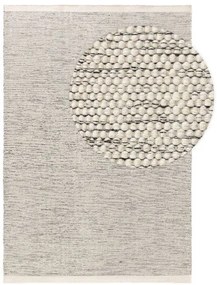 Gyapjú szőnyeg Rocco bézs/fekete 15x15 cm Sample