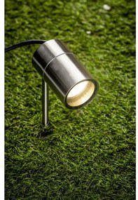 Lámpa Kerti lámpatest  GRAZIE, GU10, max.20W, IP44, AC220-240V, 50-60Hz, kábel 1,5 m csatlakozóval, inox