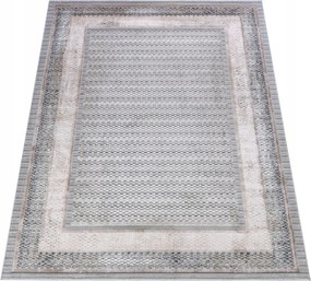 Komo Szőnyeg 160x230 Stílusos Modern fényes szürke bézs w10