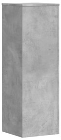 betonszürke szerelt fa növényállvány 33 x 33 x 100 cm