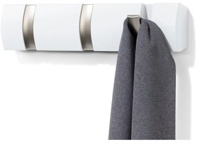 Fehér nyárfa fali fogas Flip – Umbra