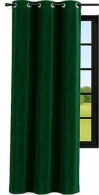 Velúr Függöny 210x250 Velúr függöny, üvegzöld