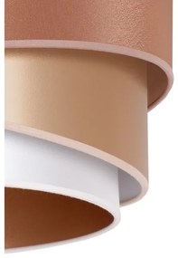 Duolla - Felületre szerelhető csillár KOBO 1xE27/15W/230V átm. 45 cm réz/arany/fehér