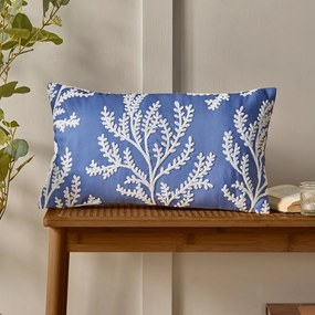 Díszpárna 30x50 cm Coral Leaf Embroidered – Catherine Lansfield