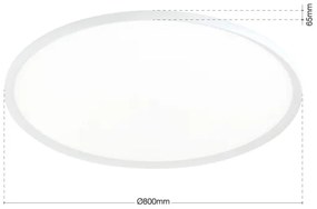 Orion - LED mennyezeti lámpa KANT LED/66W/230V 2700/3200/4000K átm. 80 cm fehér