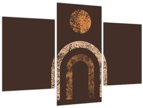 Kép - Narancssárga ívek N⁰1 (90x60 cm)