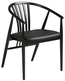 Fekete bükkfa karfás étkezőszék Agustin – House Nordic