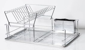 Duplaszintés mosogatógép, csepptálca - rozsdamentes acél