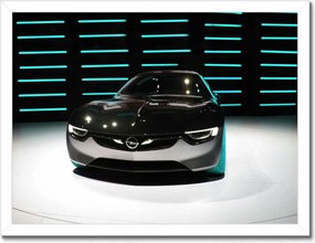 Poszterek keretben 40x30 Opel sportautó
