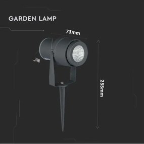 LED Kültéri lámpa LED/12W/230V 4000K antracit IP65