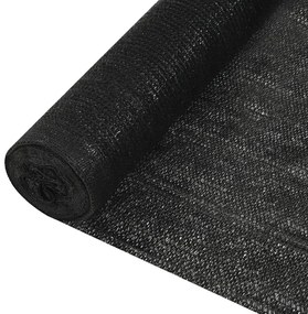 fekete HDPE belátásgátló háló 1,8 x 25 m 195 g/m²