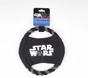 Star Wars Black sípoló frizbi és kötél kutyajáték