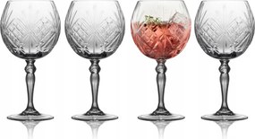 Lyngby Glass Dallam Kristály Gin &amp; Tonic Poharak Aperola 4 db
