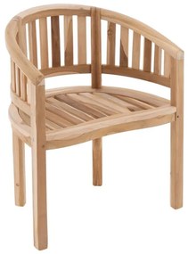 Kerti szék DIVERO® 83 x 68 x 48 cm - tíkfa