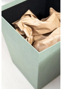 Kékeszöld szemetes Sofia Canvas Paper Laminate – Bigso