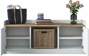 Pilo White and Walnut cipősszekrény