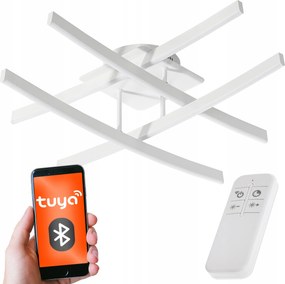 LED-es mennyezeti lámpa fényerőszabályozható Telefon Alkalmazás Tuya Smart Bluetooth távirányító