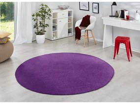 Sötétlila kerek szőnyeg ø 133 cm Fancy – Hanse Home
