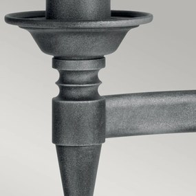 Elstead Lighting SAXON SAX2-BLK-SIL Fali lámpa 2x60W/E14