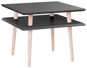 Square grafitszürke dohányzóasztal, 55 x 55 cm - Ragaba