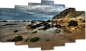 Vászonkép 140x80 Szikla a tengerparton