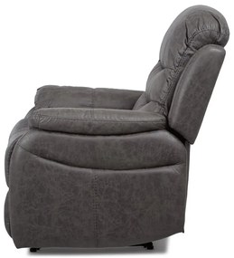 Szürke Vintage Szövet Fekvőfotel. TV-4086 GREY