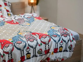 GNOME bézs mikroplüss ágyneműhuzat Ágyneműhuzat mérete: 70 x 90 cm | 140 x 200 cm