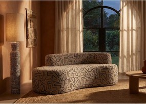 Bézs buklé kanapé 176 cm Nairobi – Mauro Ferretti