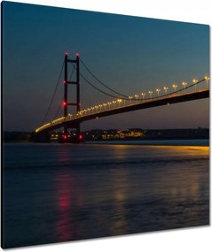 Vászonkép 90x90 Megvilágított híd