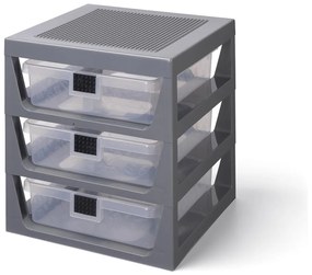Storage szürke rendszerező 3 fiókkal - LEGO®