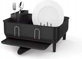 simplehuman Szárító Csepegtető edények Csiszolt acélból Fekete matt