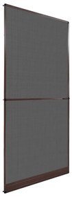 Barna zsanéros ajtó szúnyogháló 100 x 215 cm