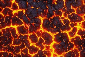 Flizelin fotótapéta Flizelin Design Erős magma 104x70 Ragasztó