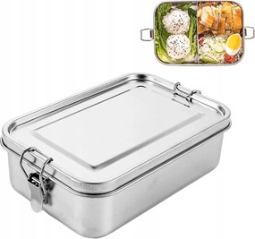 Légmentesen záródó uzsonnás doboz 1400 ml Uzsonnás doboz csatokkal az iskolába a hegyekbe síeléshez