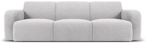 Világosszürke buklé kanapé 235 cm Molino – Micadoni Home