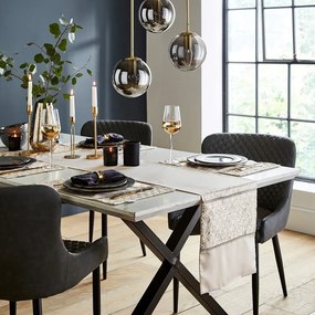 Mikroszatén asztali futó 32x220 cm Deco Sequin – Catherine Lansfield