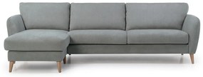 Paris világosszürke sarokkanapé, bal oldali - Scandic