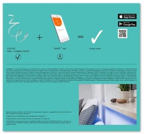 Ledvance SMART+ FLEX 5m RGB+TW LED szalag, állítható, 16W, 230V, BT