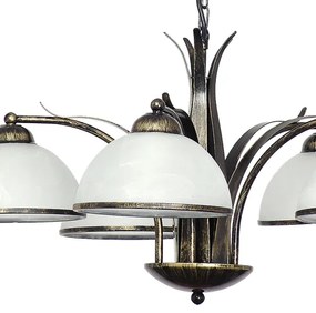 Csillár láncon KORFU 5xE27/60W/230V