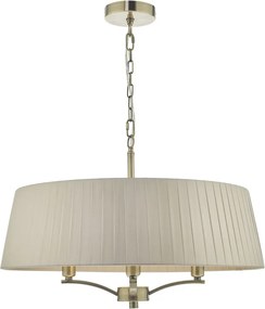 DAR LIGHTING CRI0429 CRISTIN Ernyős Függesztett Lámpa Antik Sárgaréz E14 IP20