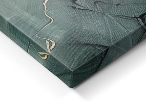 Kép szett kézzel festett részletekkel 2 db-os 50x70 cm Aventurine – Styler