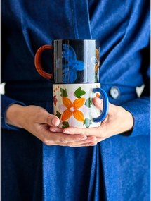 Fekete-bézs kerámia bögre szett 2 db-os 300 ml Maricala – Bloomingville