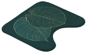 Sötétzöld fürdőszobai kilépő WC-hez 45x45 cm Jade – douceur d'intérieur