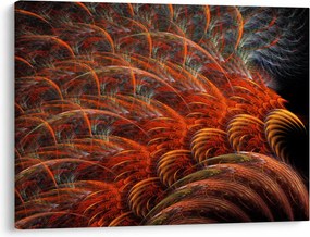 Kép - Absztrakt toll utánzat (70x50 cm)