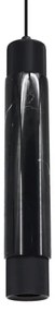 Csillár zsinóron MARBLE 1xGU10/8W/230V fekete